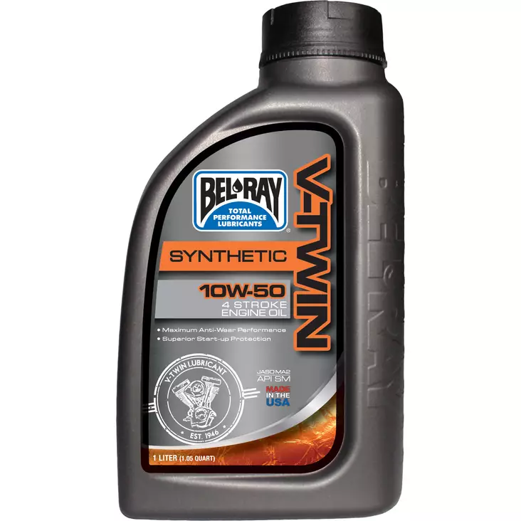 Motorolja, Bel-Ray 10W-50 4-Takt V-Twin Synt.  1 Liter - Kastberga MC
