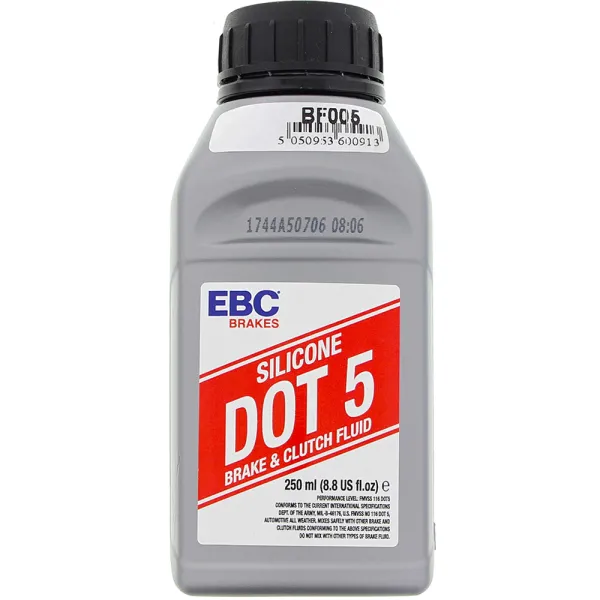 Bromsvätska, EBC DOT 5 (silikonbaserad). 0,25 Liter - Kastberga MC