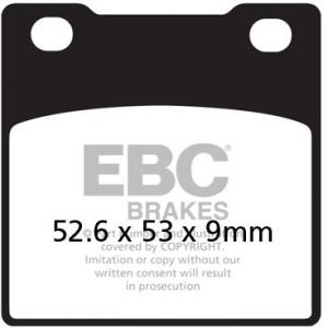 Bromsbelägg, EBC FA063HH - Kastberga MC