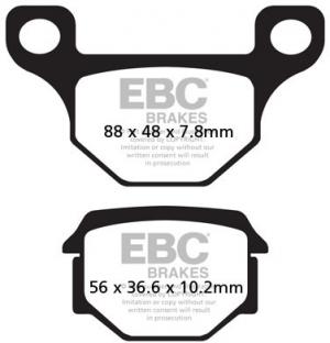 Bromsbelägg, EBC FA093 - Kastberga MC