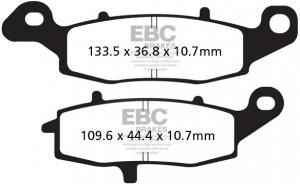 Bromsbelägg, EBC FA231HH - Kastberga MC