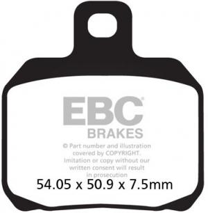 Bromsbelägg, EBC FA266 - Kastberga MC