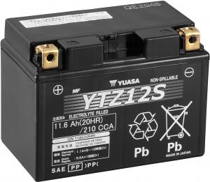 Batteri, YUASA YTZ12S - Kastberga MC